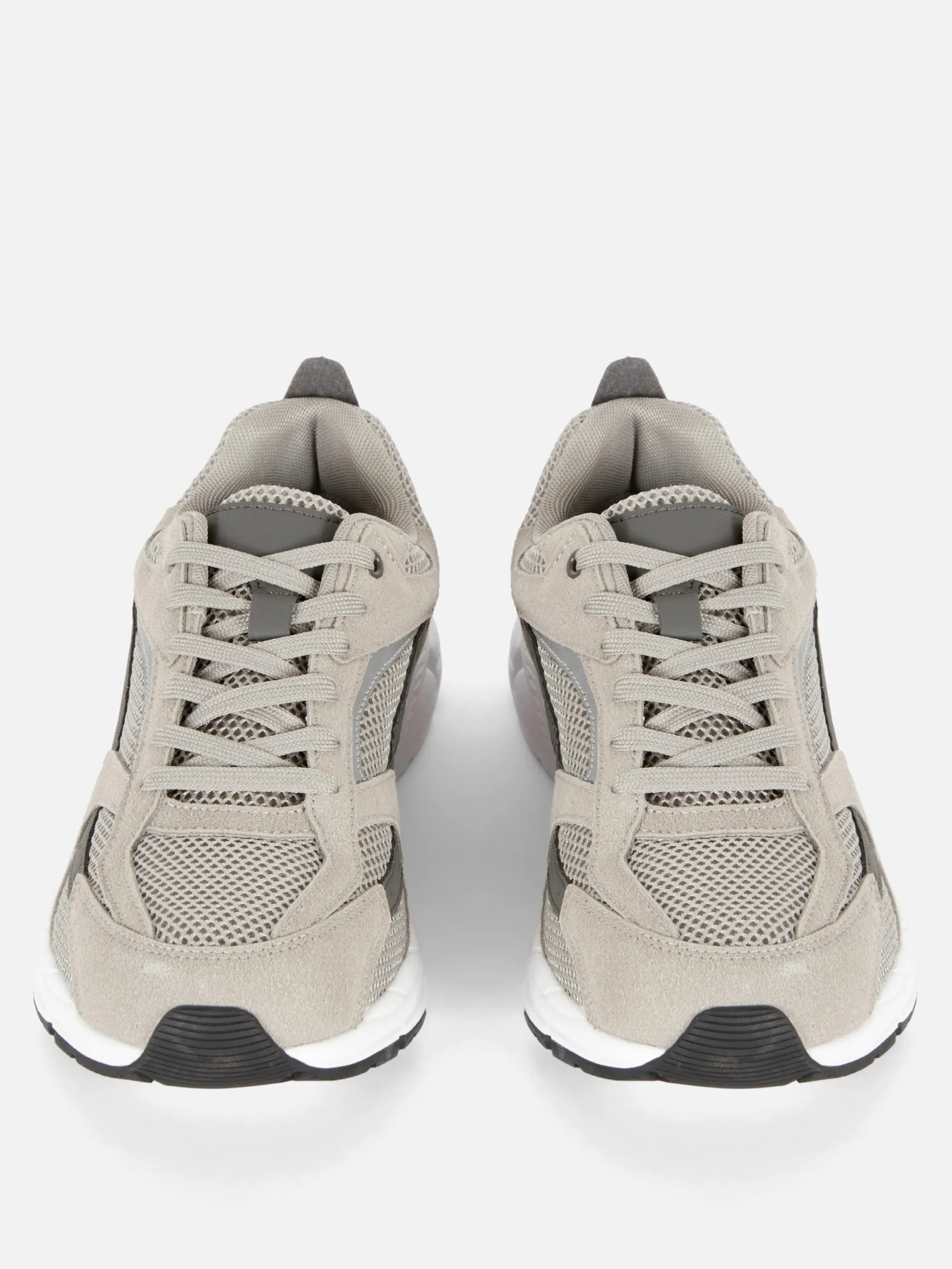 Baskets|Vêtements De Sport|Primark Baskets Sport à Empiècement En Maille Gris