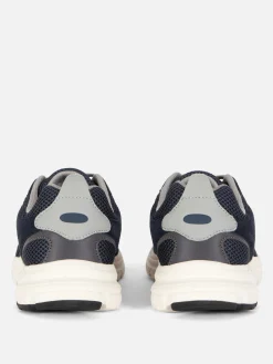 Baskets|Vêtements De Sport|Primark Baskets Sport à Empiècement En Maille Bleu marine