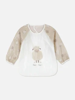 Alimentation Et Sevrage|Primark Bavoir Tablier à Motif Mouton Ivoire