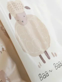 Alimentation Et Sevrage|Primark Bavoir Tablier à Motif Mouton Ivoire