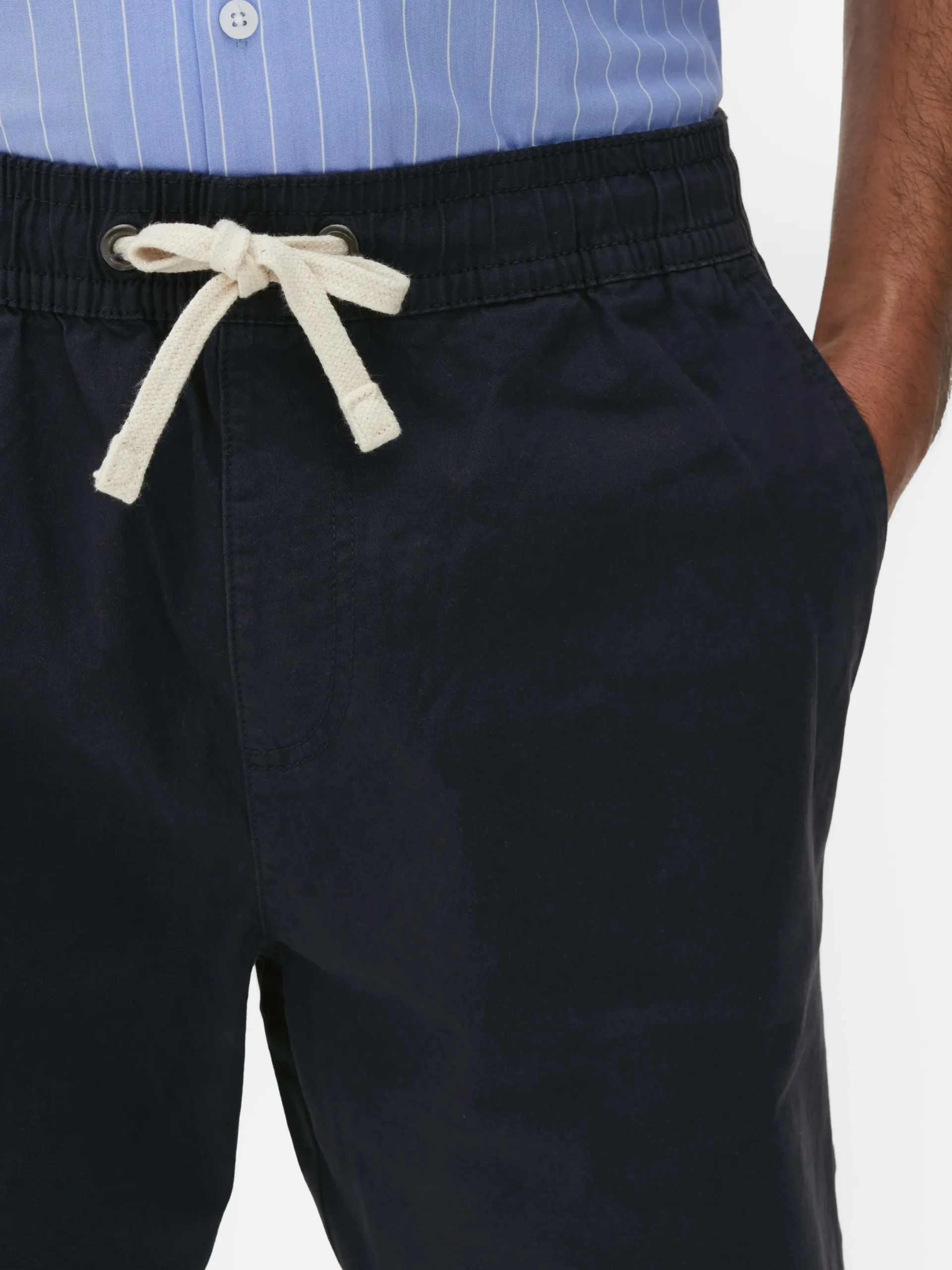 Shorts|Primark Bermuda Avec Cordon De Serrage Bleu marine