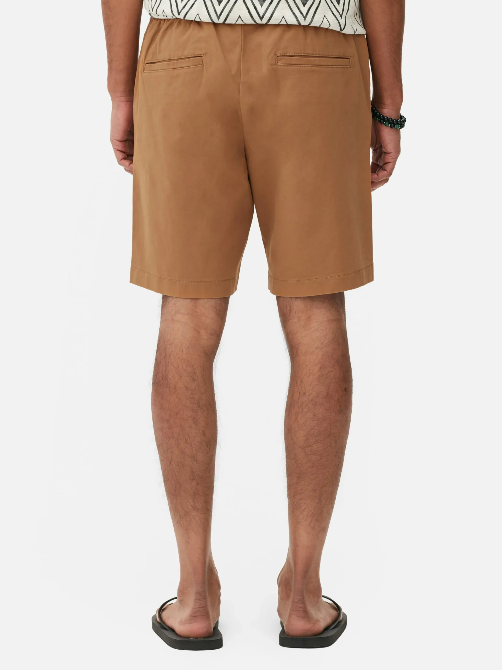 Shorts|Primark Bermuda Avec Cordon De Serrage Tabac