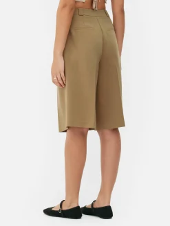Shorts|Primark Bermuda Long Ajusté Camel
