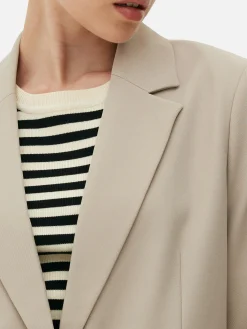 Blazers|Primark Blazer à Boutonnage Simple à Coordonner Grège