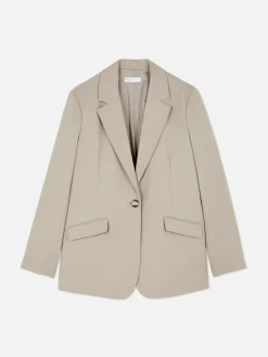 Blazers|Primark Blazer à Boutonnage Simple à Coordonner Grège
