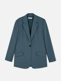 Blazers|Primark Blazer à Boutonnage Simple à Coordonner Bleu foncé