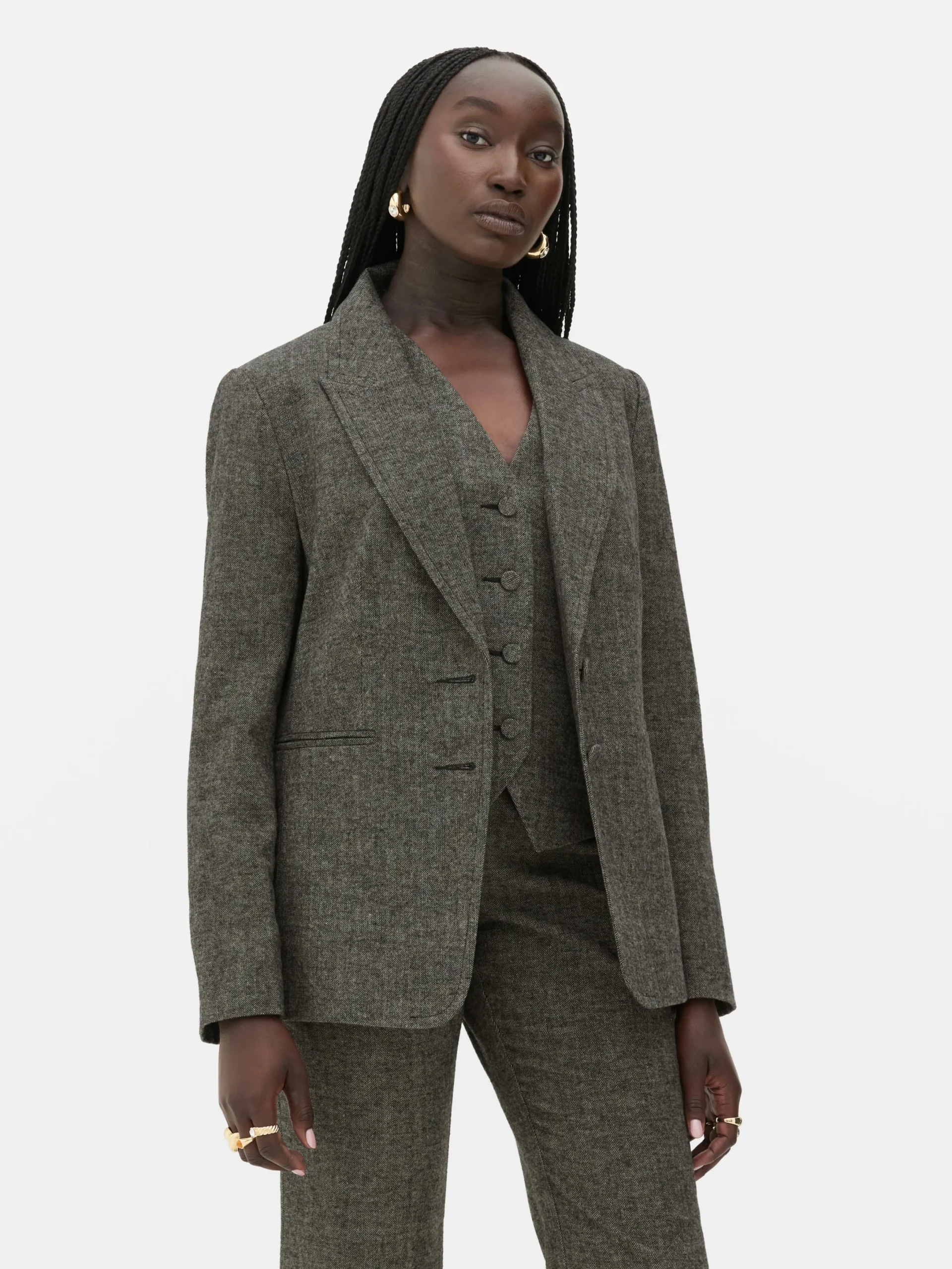 Blazers|Primark Blazer à Chevrons Rita Ora Marron