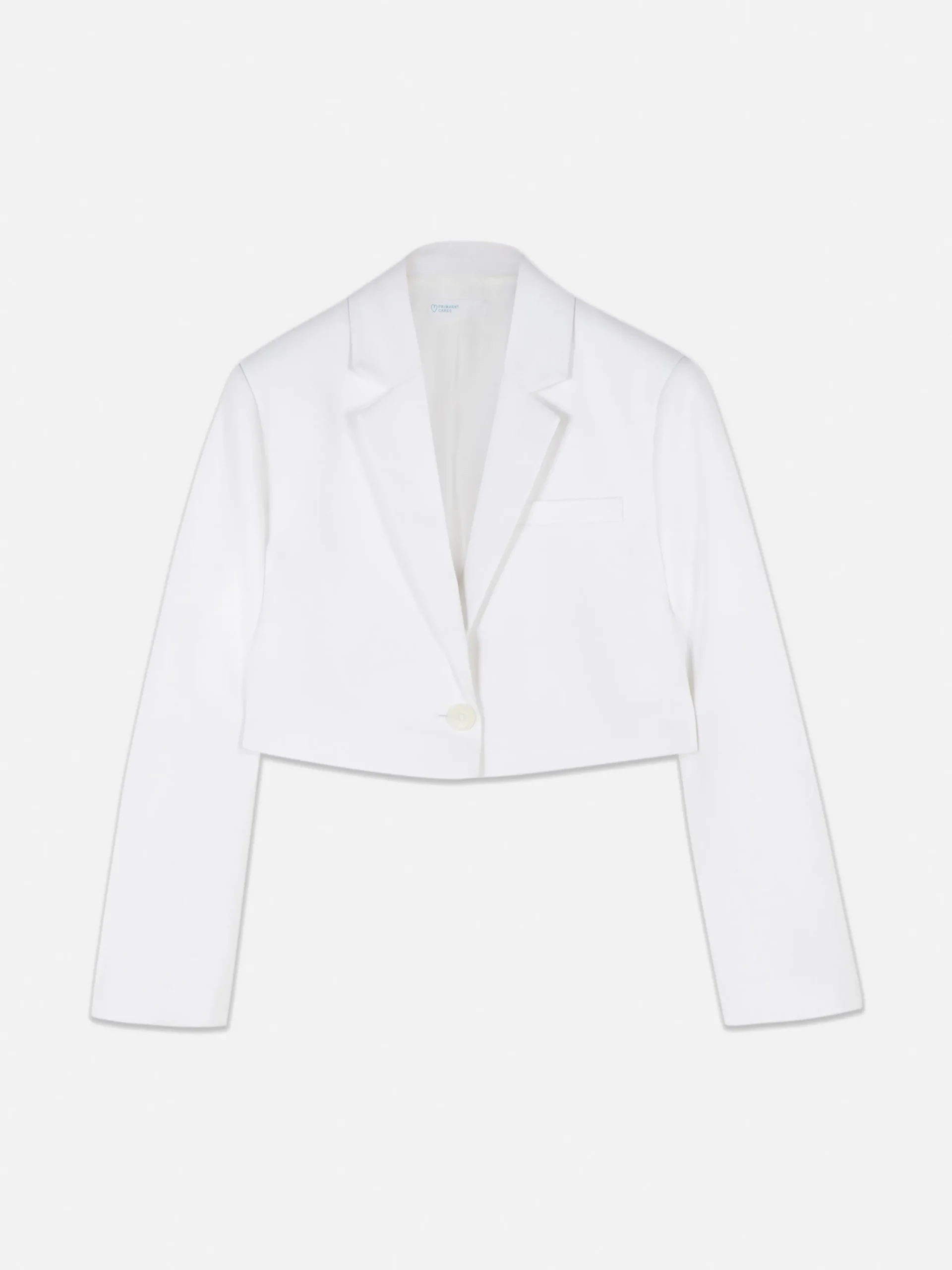 Blazers|Primark Blazer Court à Boutonnage Simple Luna Blanc