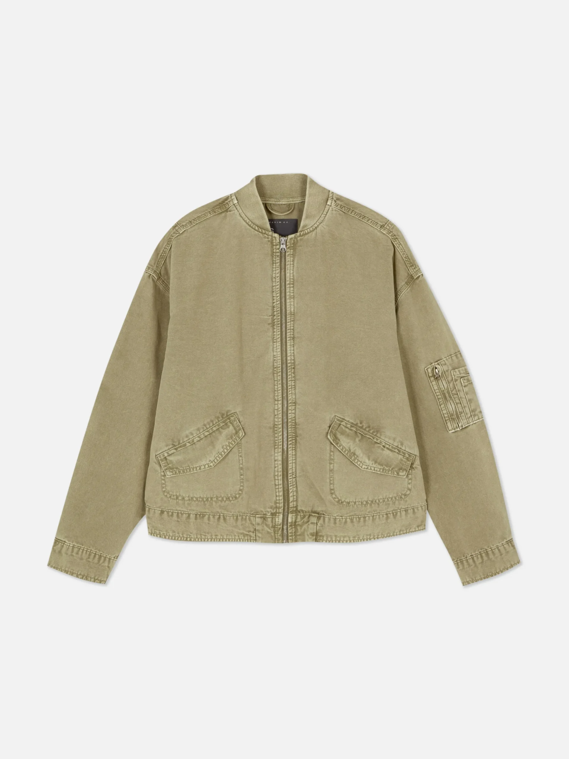 Manteaux Et Vestes|Primark Blouson Bomber Cargo Court Kaki