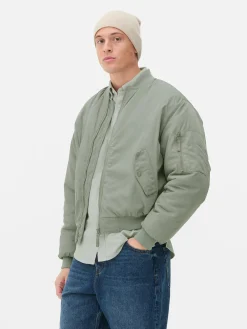 Manteaux Et Vestes|Primark Blouson Bomber Classique Kaki