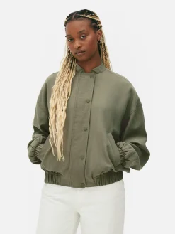 Manteaux Et Vestes|Primark Blouson Bomber Souple Taupe