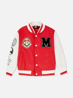 Manteaux Et Vestes|Primark Blouson Bomber Super Mario Rouge