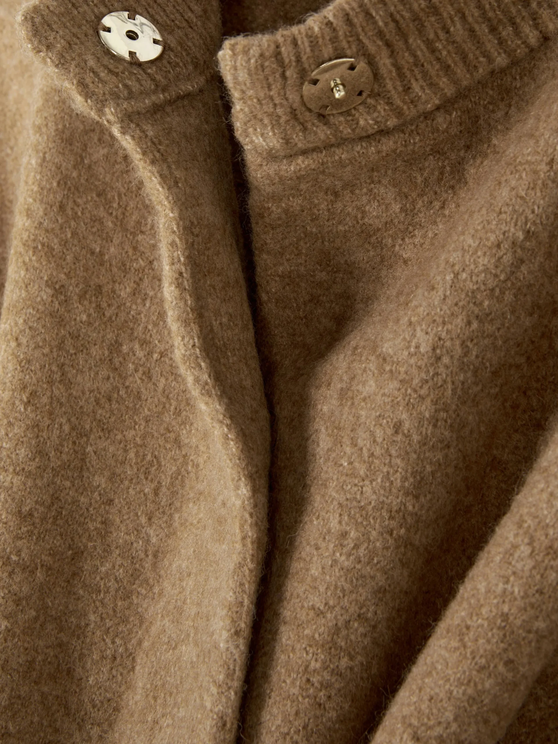 Manteaux Et Vestes|Primark Blouson Bomber Tricoté Oversize Camel