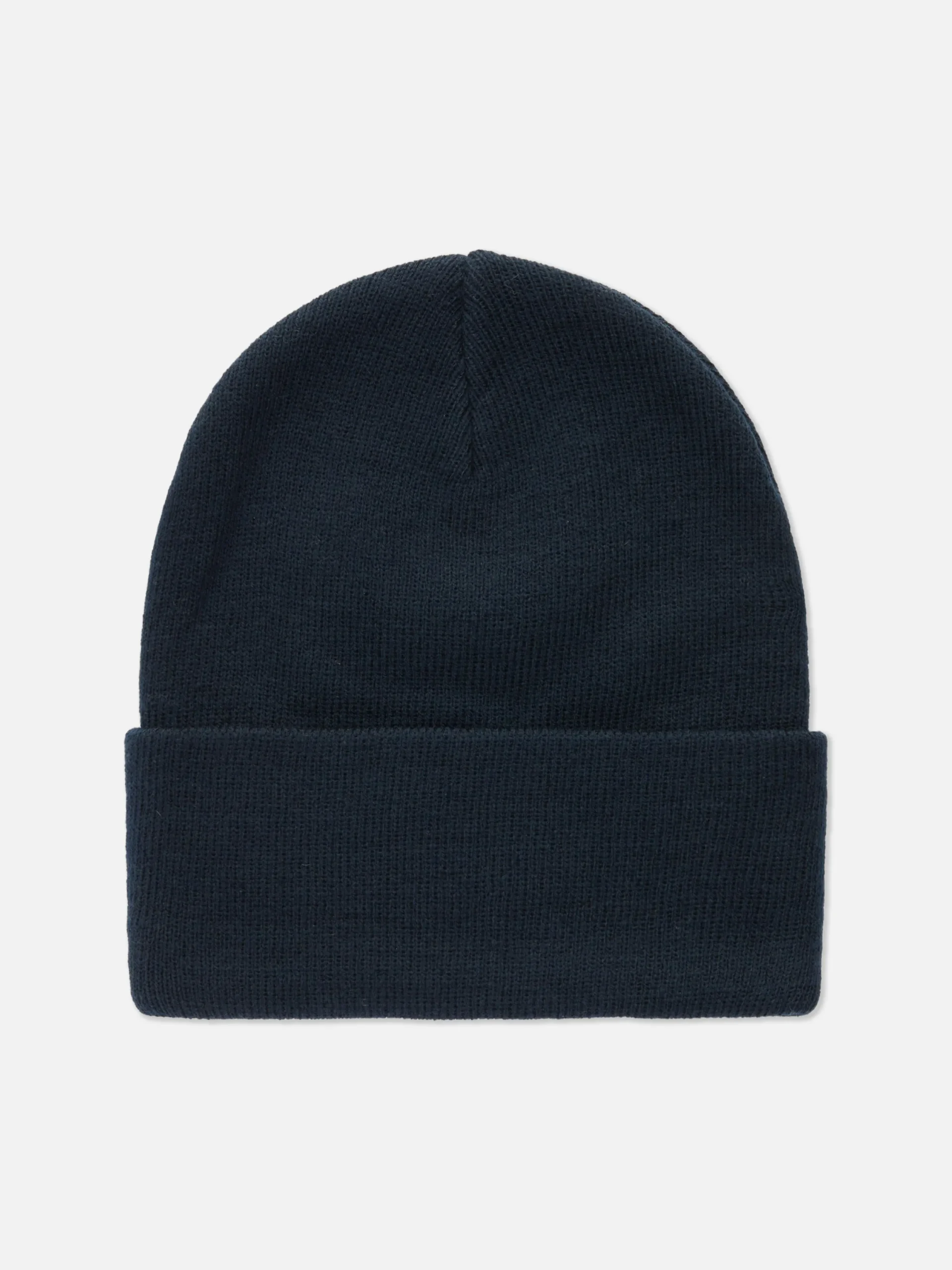 Chapeaux, Gants Et Écharpes|Primark Bonnet à Large Revers Bleu marine