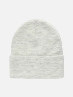 Chapeaux, Gants Et Écharpes|Primark Bonnet à Large Revers Gris chiné