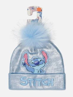 Chapeaux, Gants Et Écharpes|Primark Bonnet à Pompon Disney Lilo & Stitch Argent