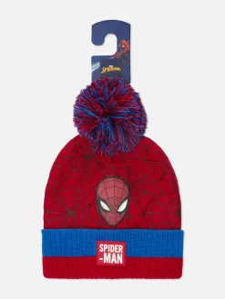 Chapeaux, Gants Et Écharpes|Primark Bonnet à Pompon Marvel Spider-Man Rouge