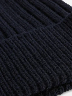 Chapeaux, Gants Et Écharpes|Primark Bonnet Côtelé épais Bleu marine