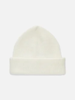 Chapeaux, Gants Et Écharpes|Primark Bonnet En Grosse Maille à Revers Ivoire