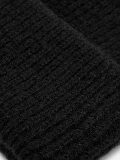 Chapeaux, Gants Et Écharpes|Primark Bonnet En Grosse Maille à Revers Noir