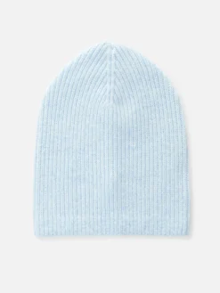 Chapeaux, Gants Et Écharpes|Primark Bonnet En Maille Côtelée Bleu