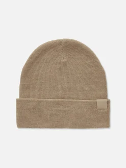 Chapeaux, Gants Et Écharpes|Primark Bonnet En Maille Fine à Revers Camel
