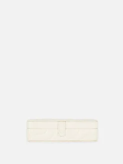 Boîtes Et Paniers|Primark Boîte à Bijoux Matelassée Ondulée Écru
