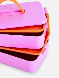 Ustensiles De Cuisine Et Pâtisserie|Primark Boîte à Lunch à Deux Niveaux Rose