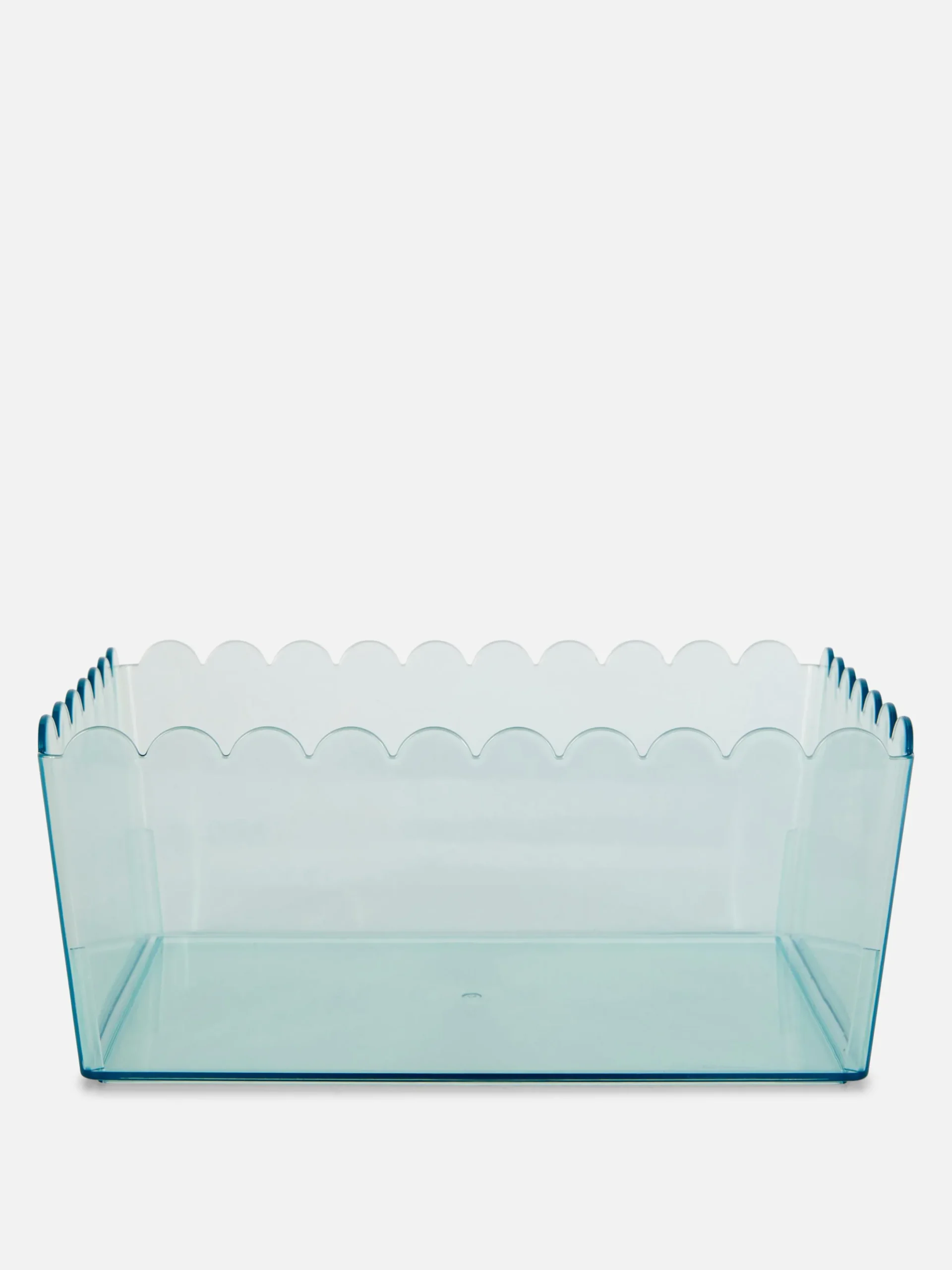 Boîtes Et Paniers|Primark Boîte De Rangement Translucide à Bord Festonné Vert menthe