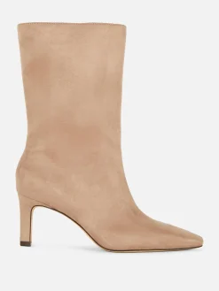 Bottes|Primark Bottes à Talons Aiguilles En Suédine Taupe