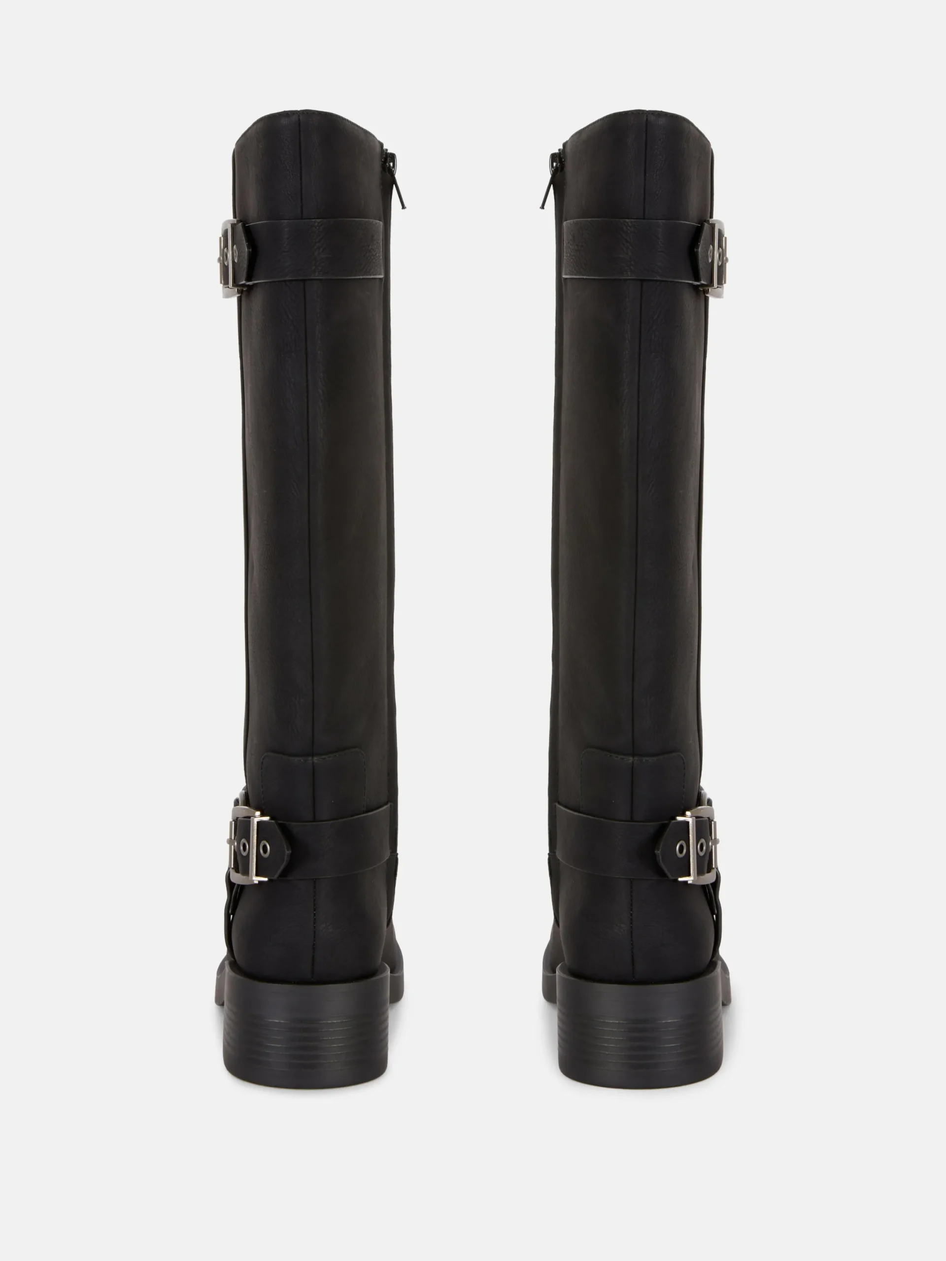 Bottes|Primark Bottes De Motard à Bout Carré Noir