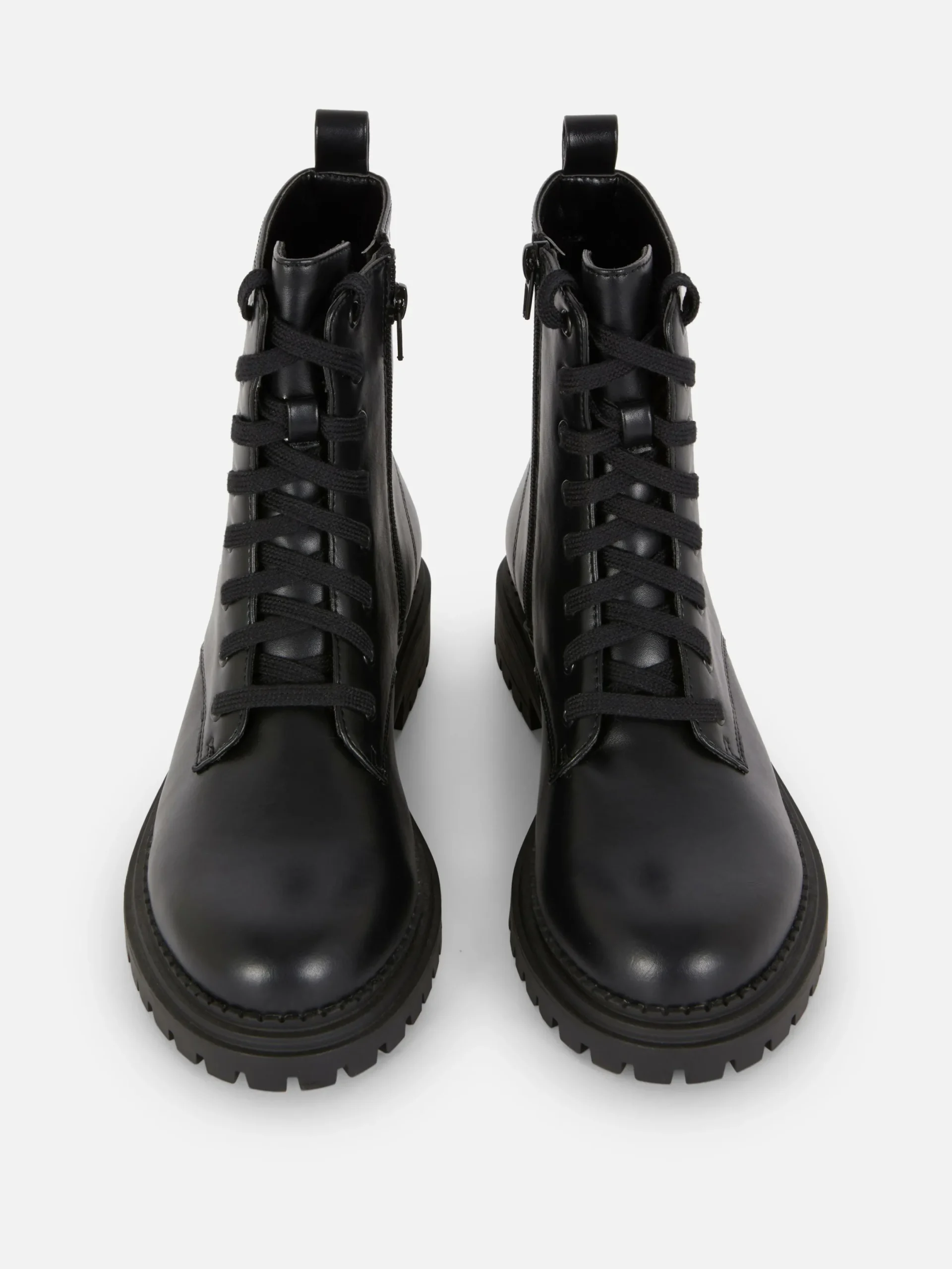 Bottes|Primark Bottes De Motard à Lacets Noir
