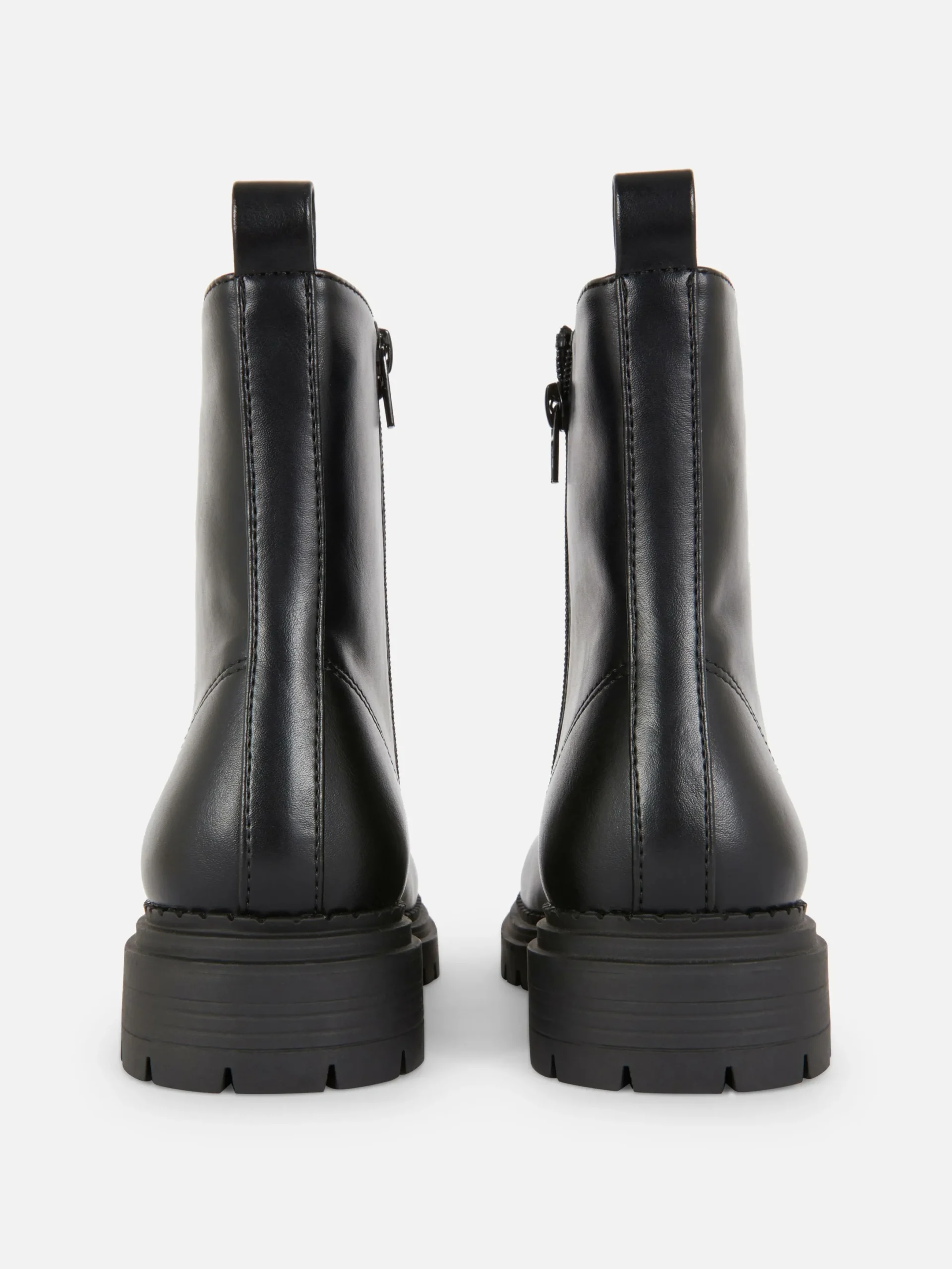 Bottes|Primark Bottes De Motard à Lacets Noir