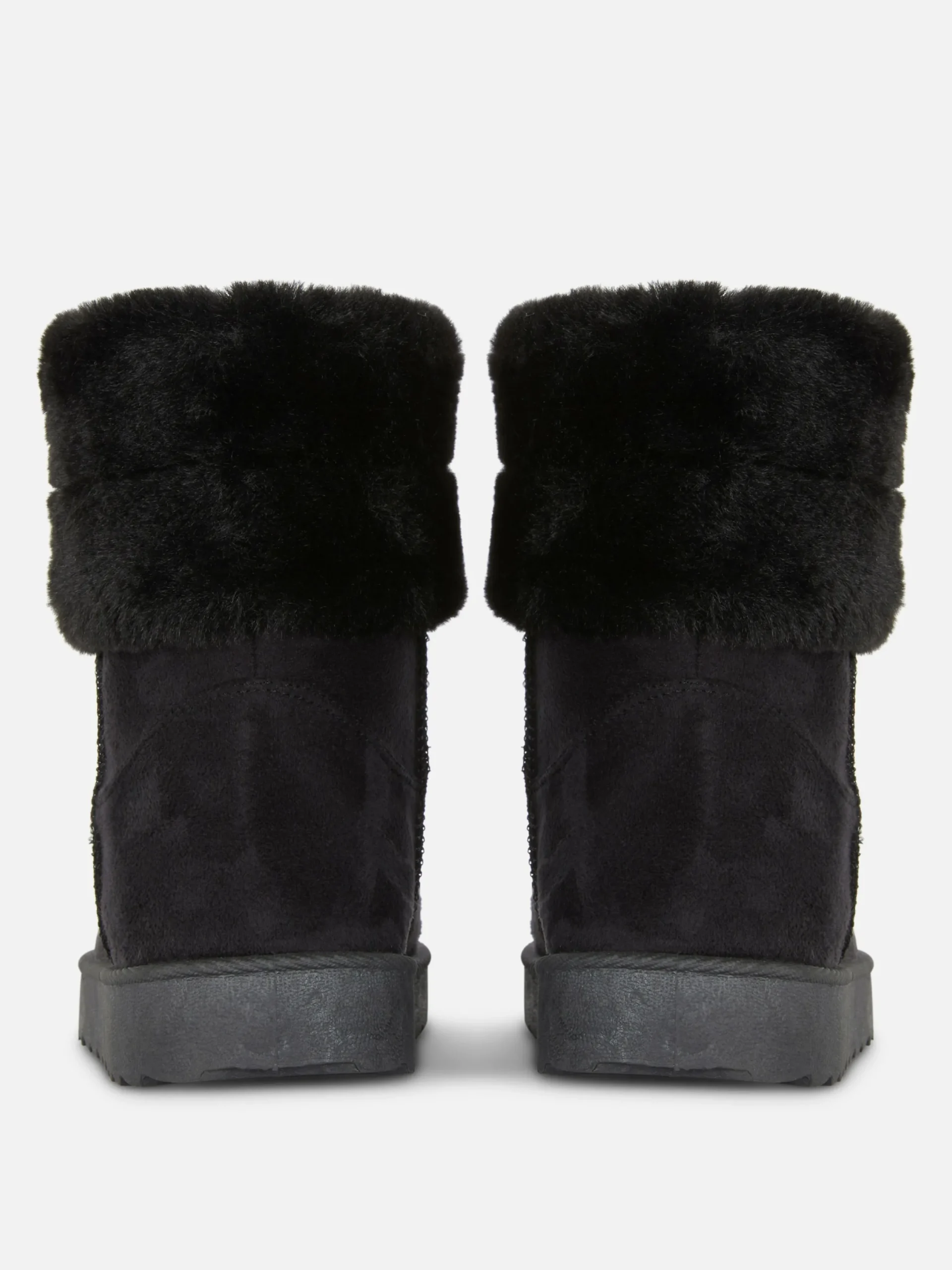 Bottes|Primark Bottes Doublées En Fausse Fourrure Noir
