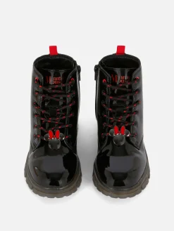 Bottes Et Bottes En Caoutchouc|Primark Bottes Vernies Semelle épaisse Disney Minnie Mouse Noir