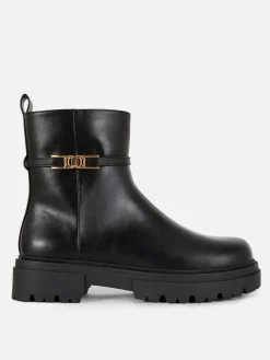 Bottes|Primark Bottines à Boucle Noir