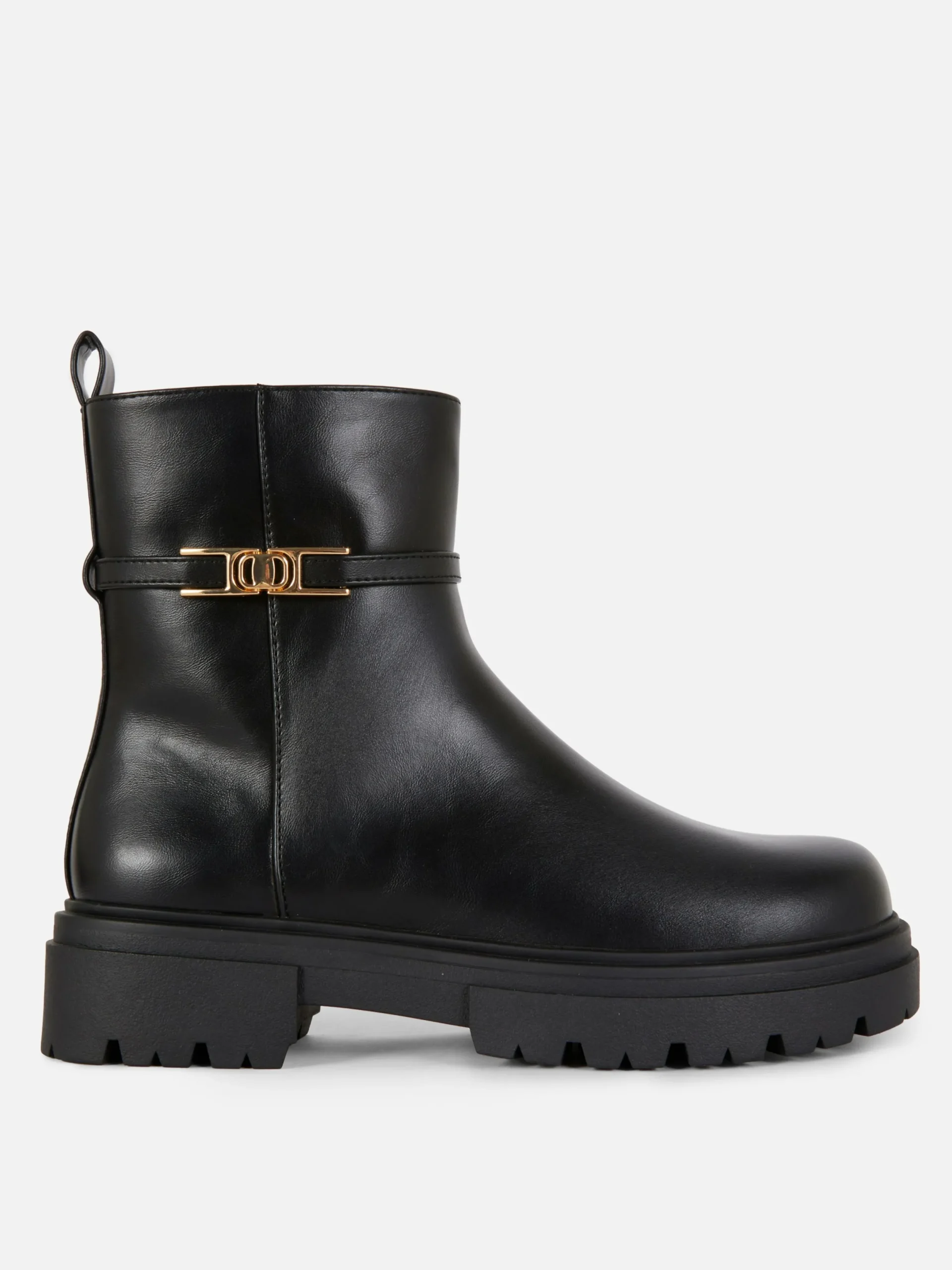 Bottes|Primark Bottines à Boucle Noir