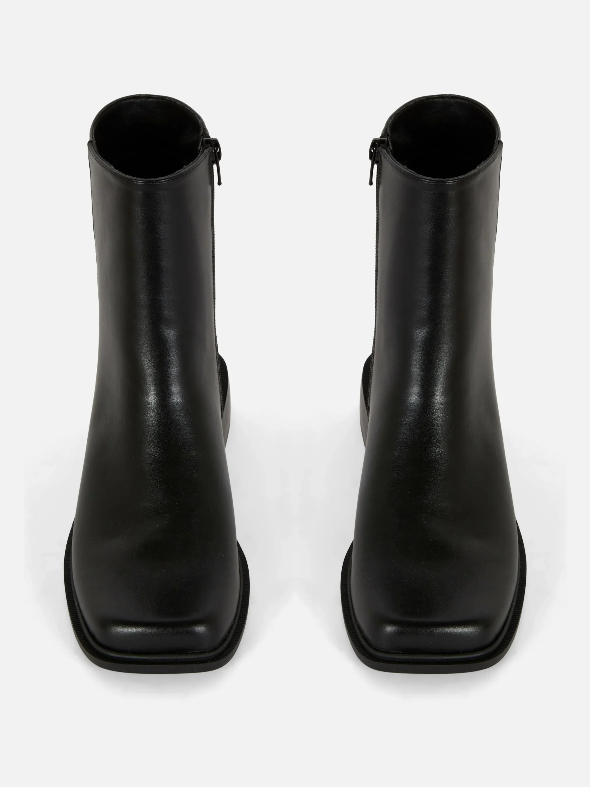 Bottes|Primark Bottines à Bout Carré Noir