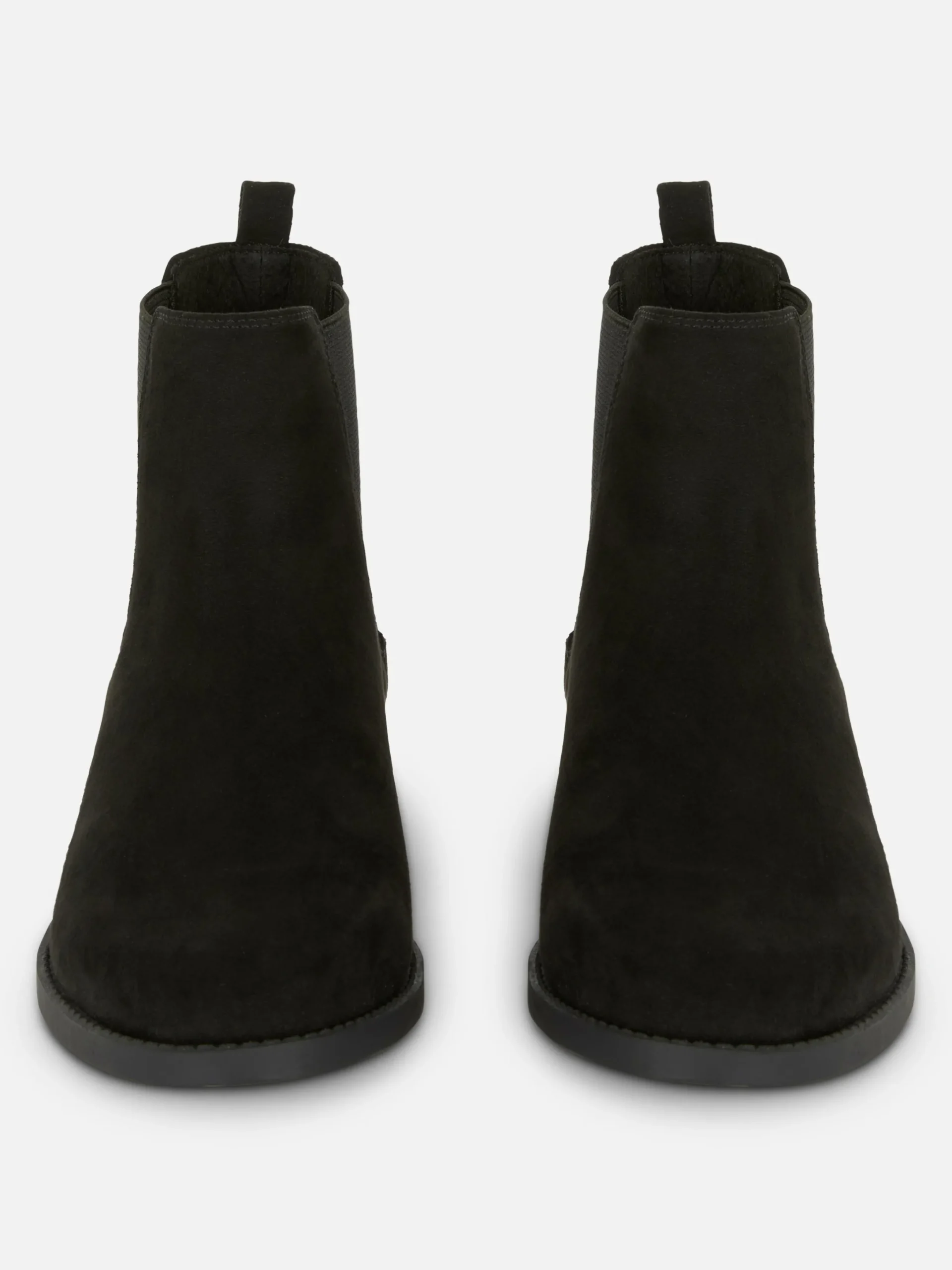 Bottes|Primark Bottines Chelsea En Suédine Noir