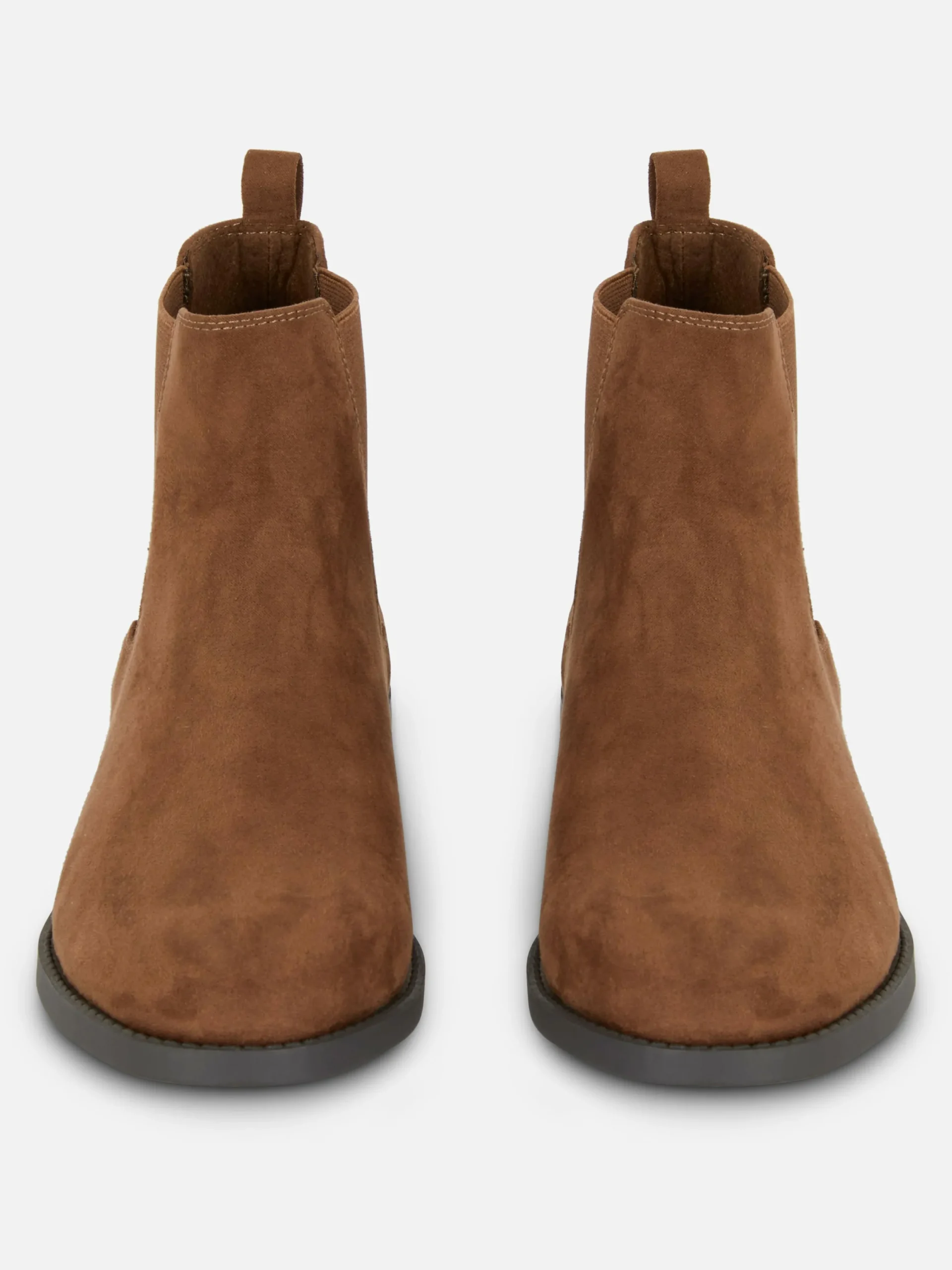 Bottes|Primark Bottines Chelsea En Suédine Taupe