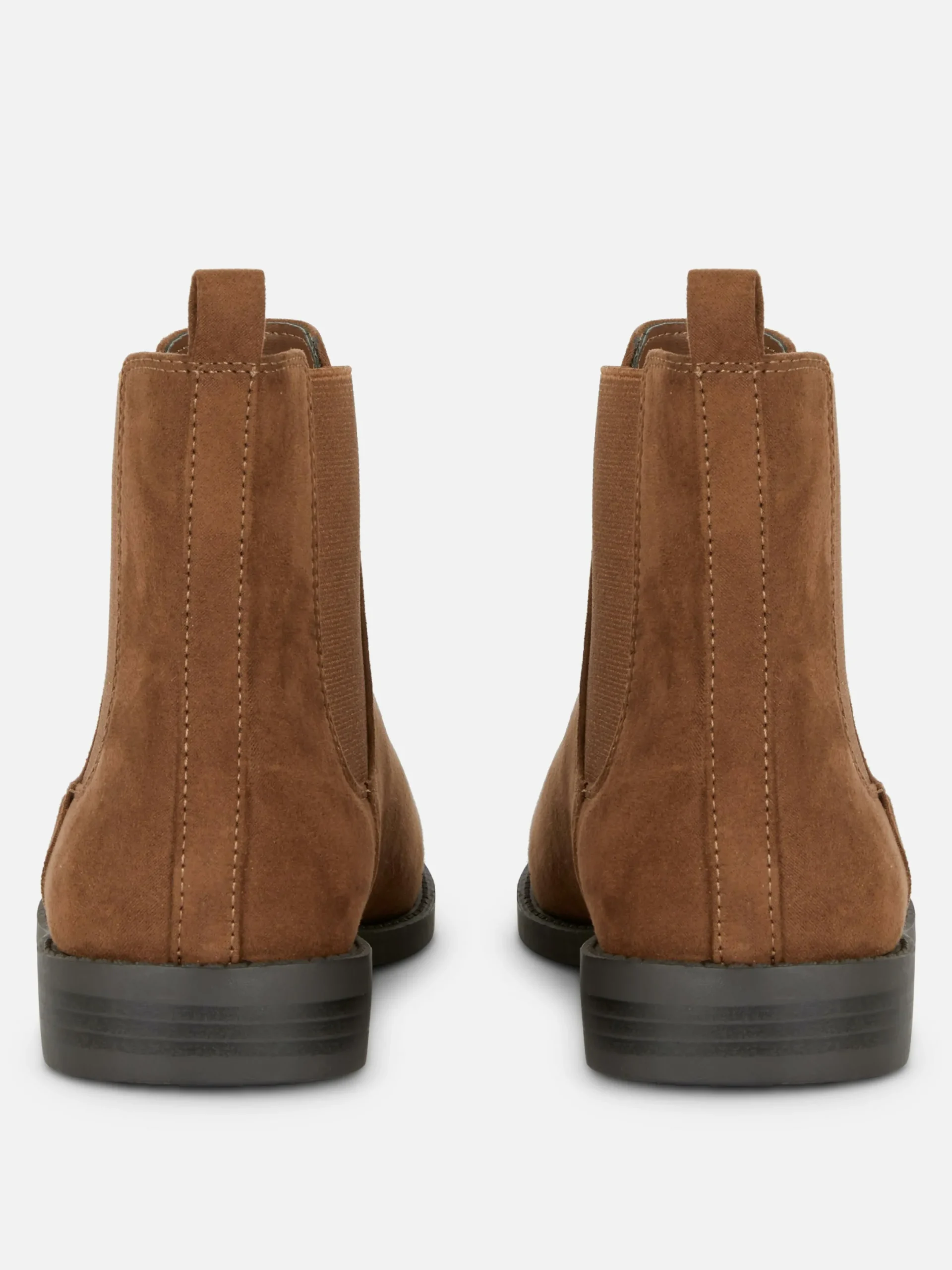 Bottes|Primark Bottines Chelsea En Suédine Taupe