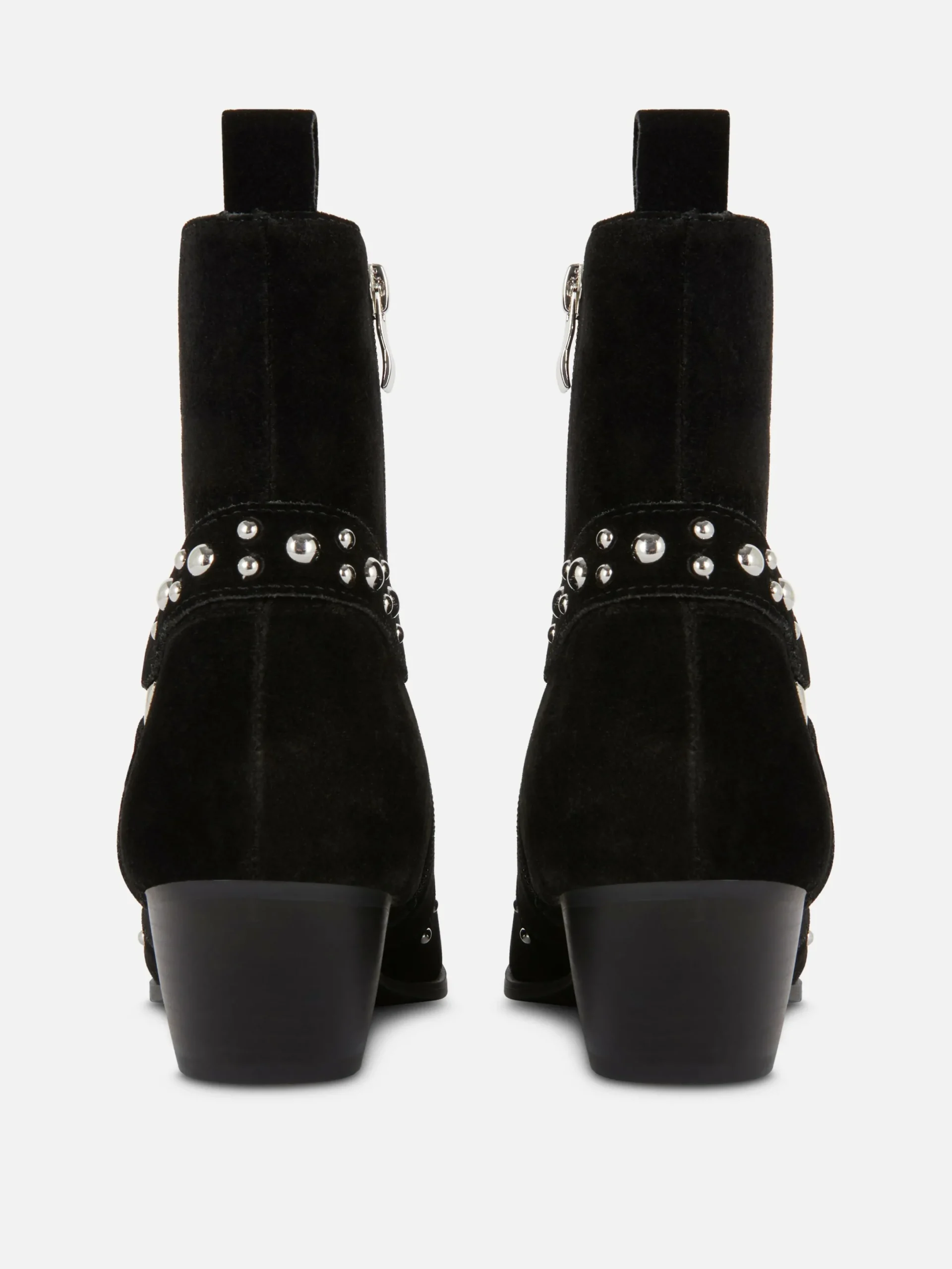 Bottes|Primark Bottines Cloutées En Suédine Rita Ora Noir