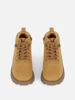 Bottes Et Bottes En Caoutchouc|Primark Bottines De Travail Zippées Fauve