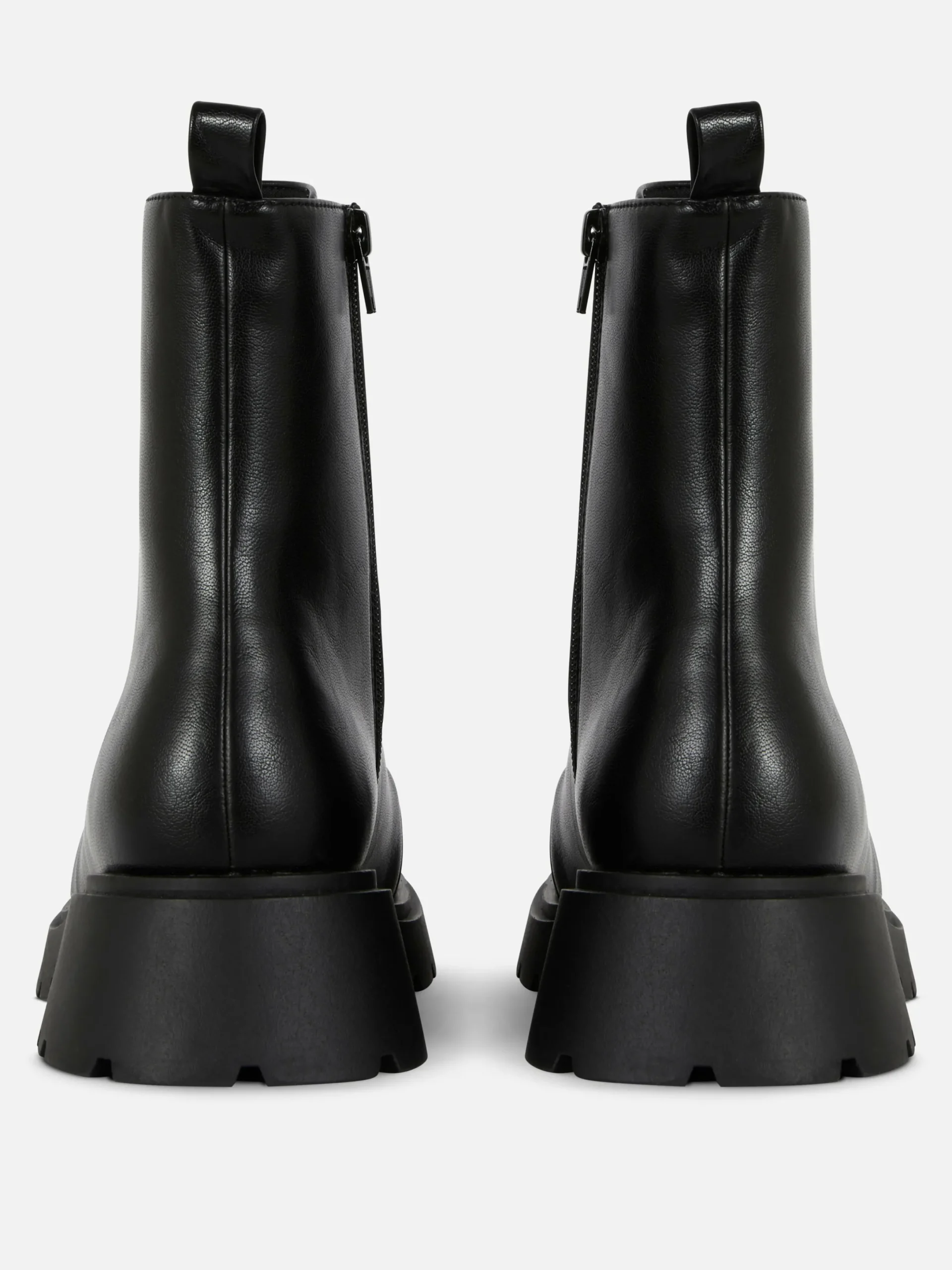 Bottes|Primark Bottines Lacées Avec Empiècement Sur L'embout Noir