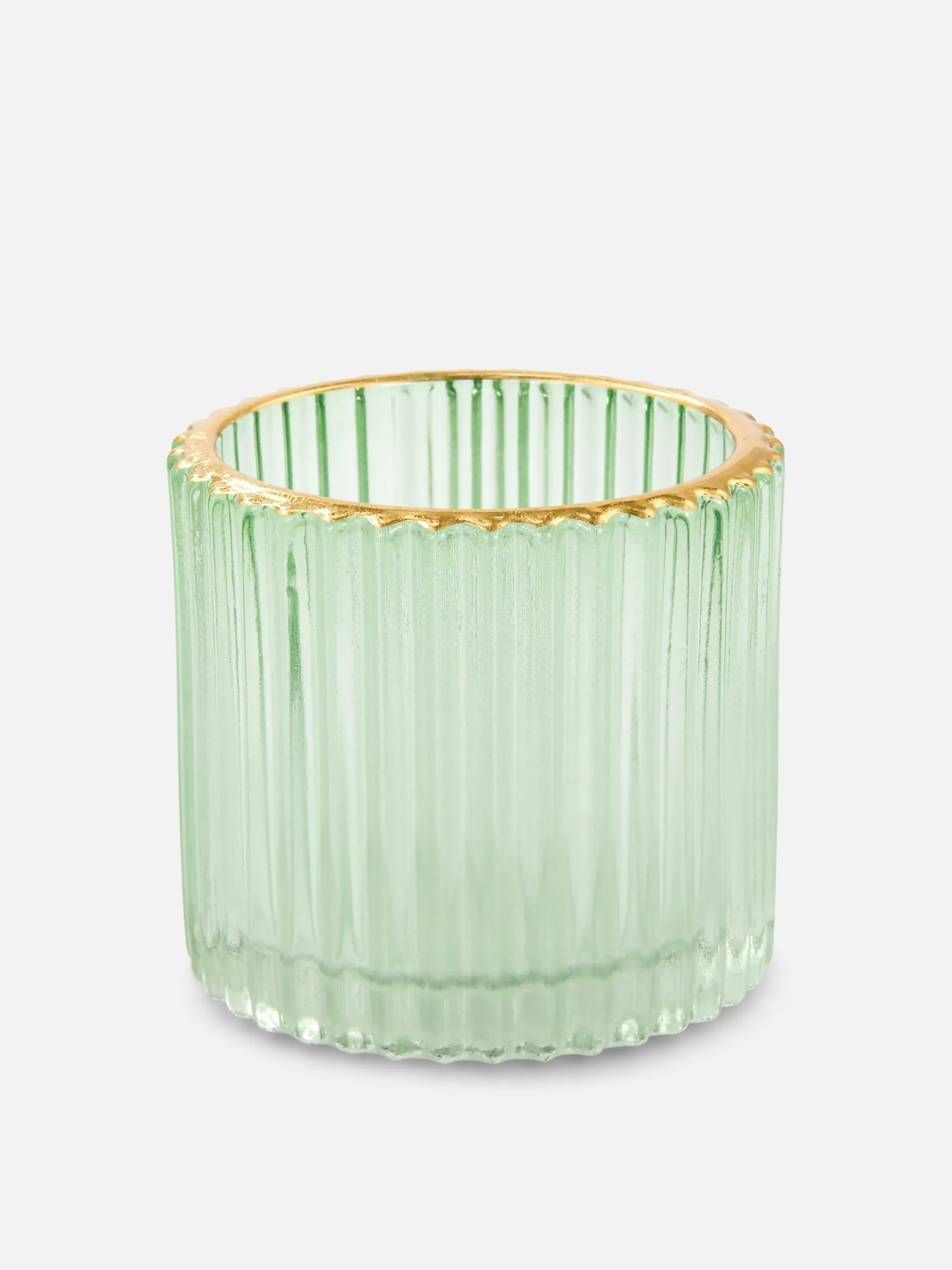Parfums D'Ambiance|Primark Bougeoir Cannelé Pour Bougie Chauffe-plat Vert