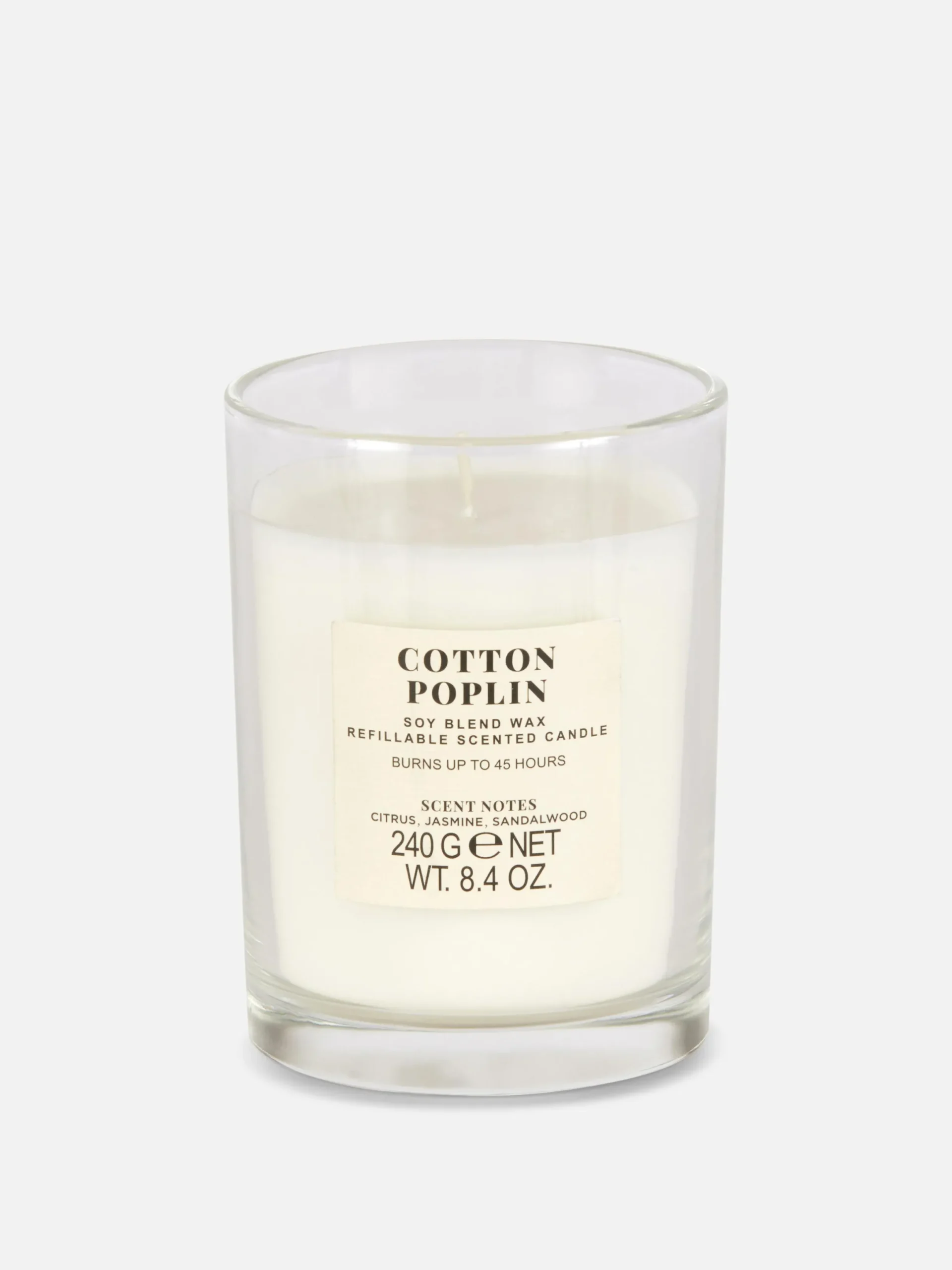 Parfums D'Ambiance|Primark Bougie Parfumée Rechargeable Blanc