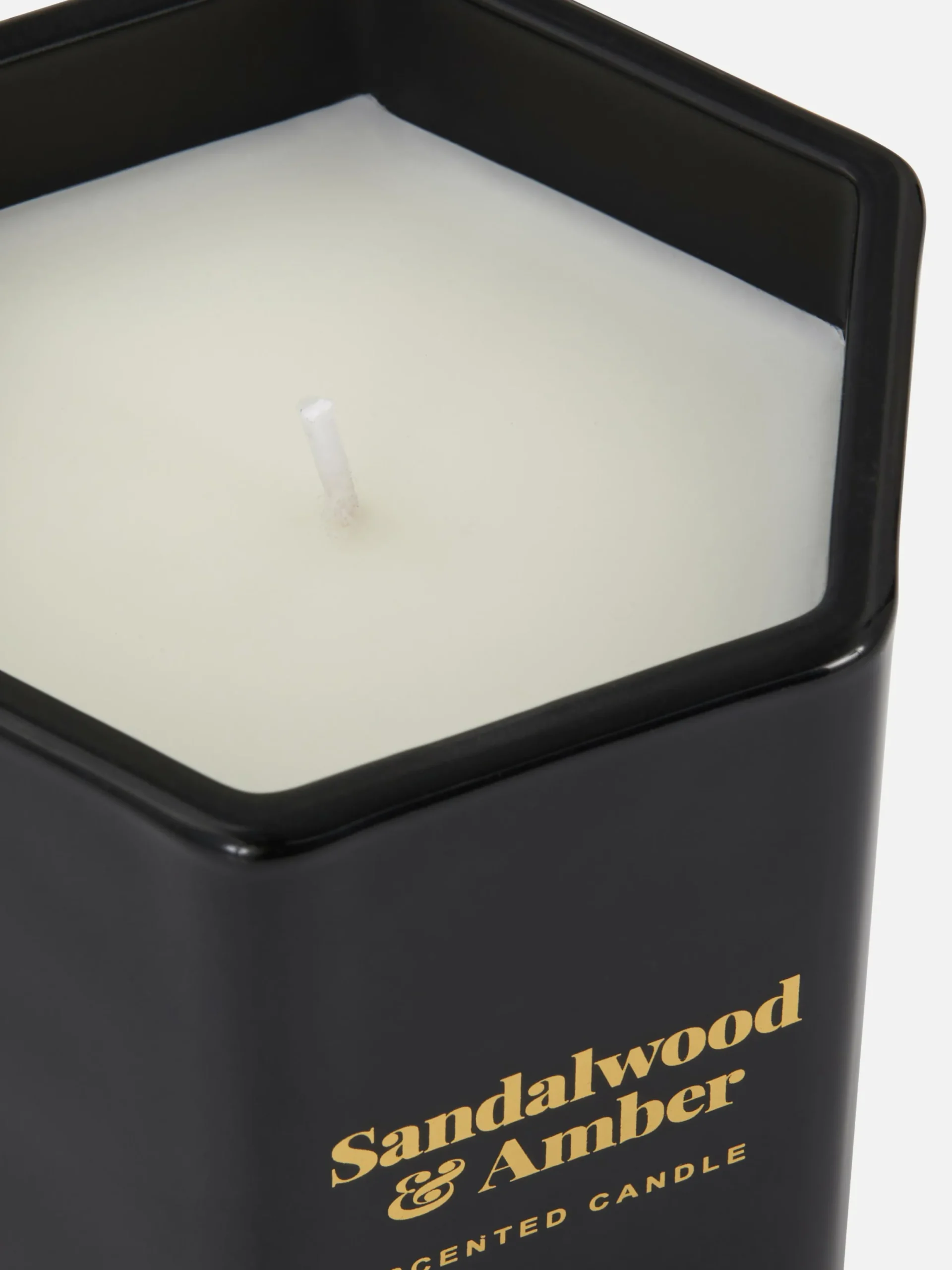 Parfums D'Ambiance|Primark Bougie Votive Hexagonale Parfumée Noir