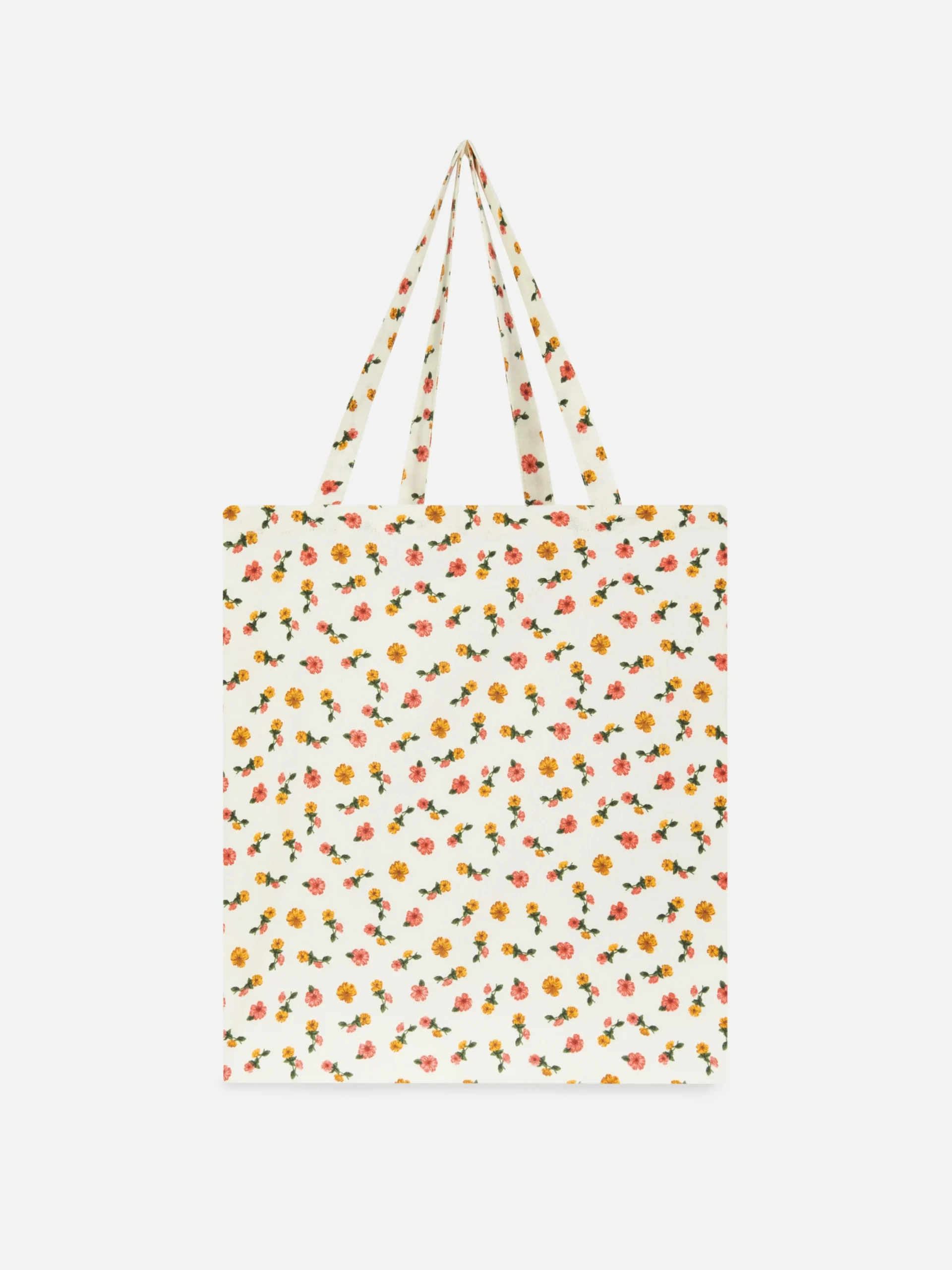 Accessoires Voyages|Primark Cabas à Fleurs Blanc