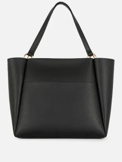 Sacs Et Porte-Monnaie|Primark Cabas En Simili Cuir Noir