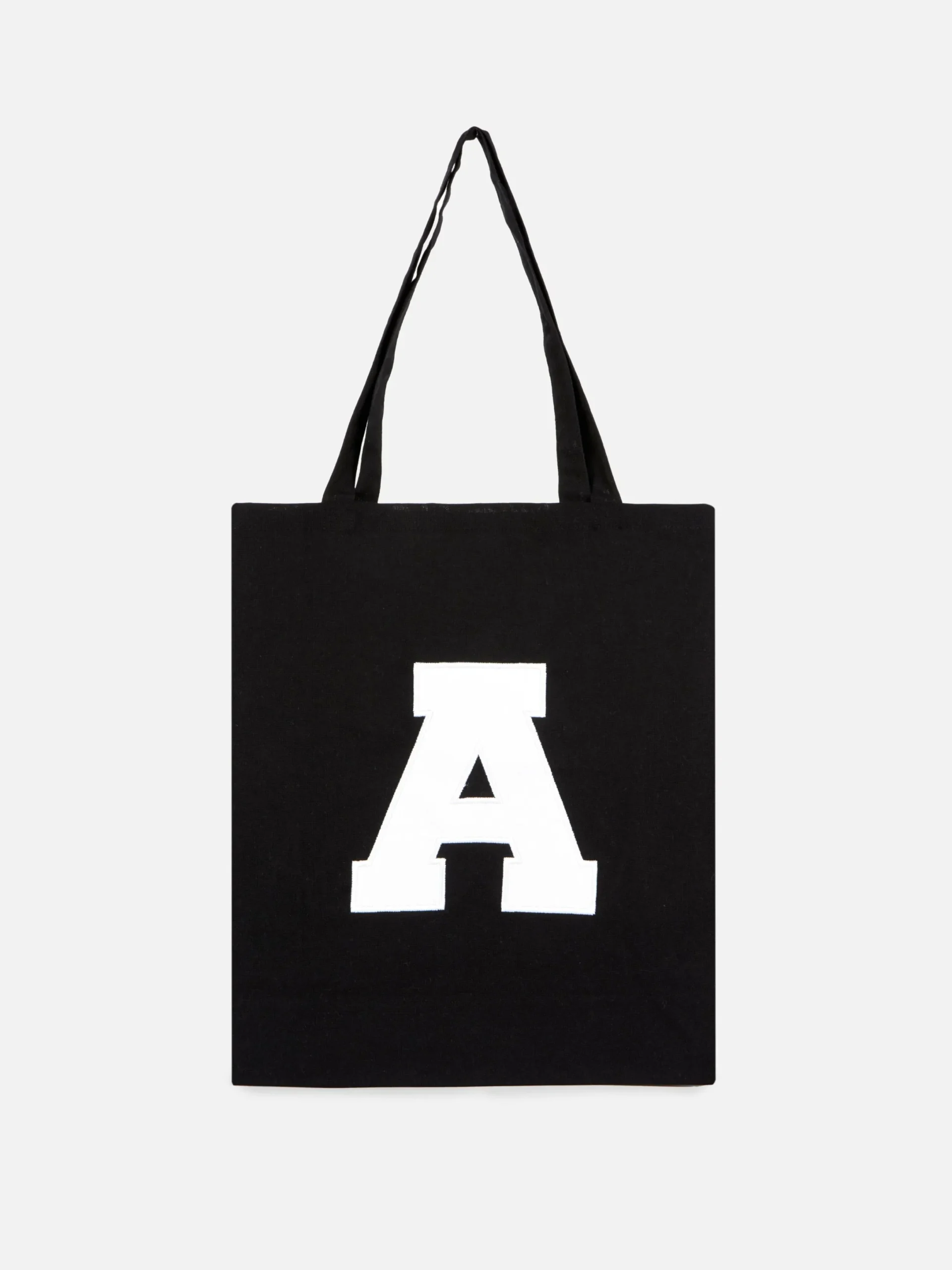Accessoires Voyages|Primark Cabas En Toile à Initiale Noir